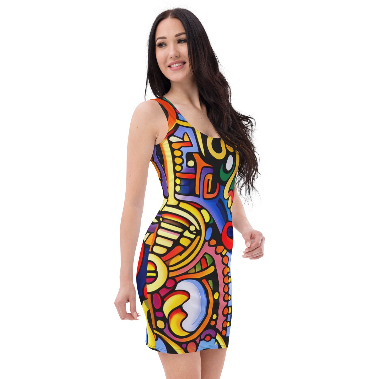 DMV 0051 Psy Art Bodycon dress