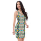 DMV 0076 Vintage Artsy Bodycon dress