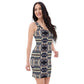 DMV 0058 Conceptual Artsy Bodycon dress