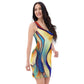 DMV 0162 Abstract Art Bodycon dress