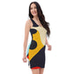 DMV 0130 Retro Art Bodycon dress