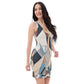 DMV 0264 Abstract Art Bodycon dress