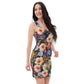 DMV 0114 Floral Bodycon dress