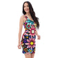 DMV 0265 Floral Bodycon dress