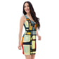 DMV 0117 Abstract Art Bodycon dress