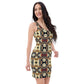 DMV 0247 Geo Boho Bodycon dress