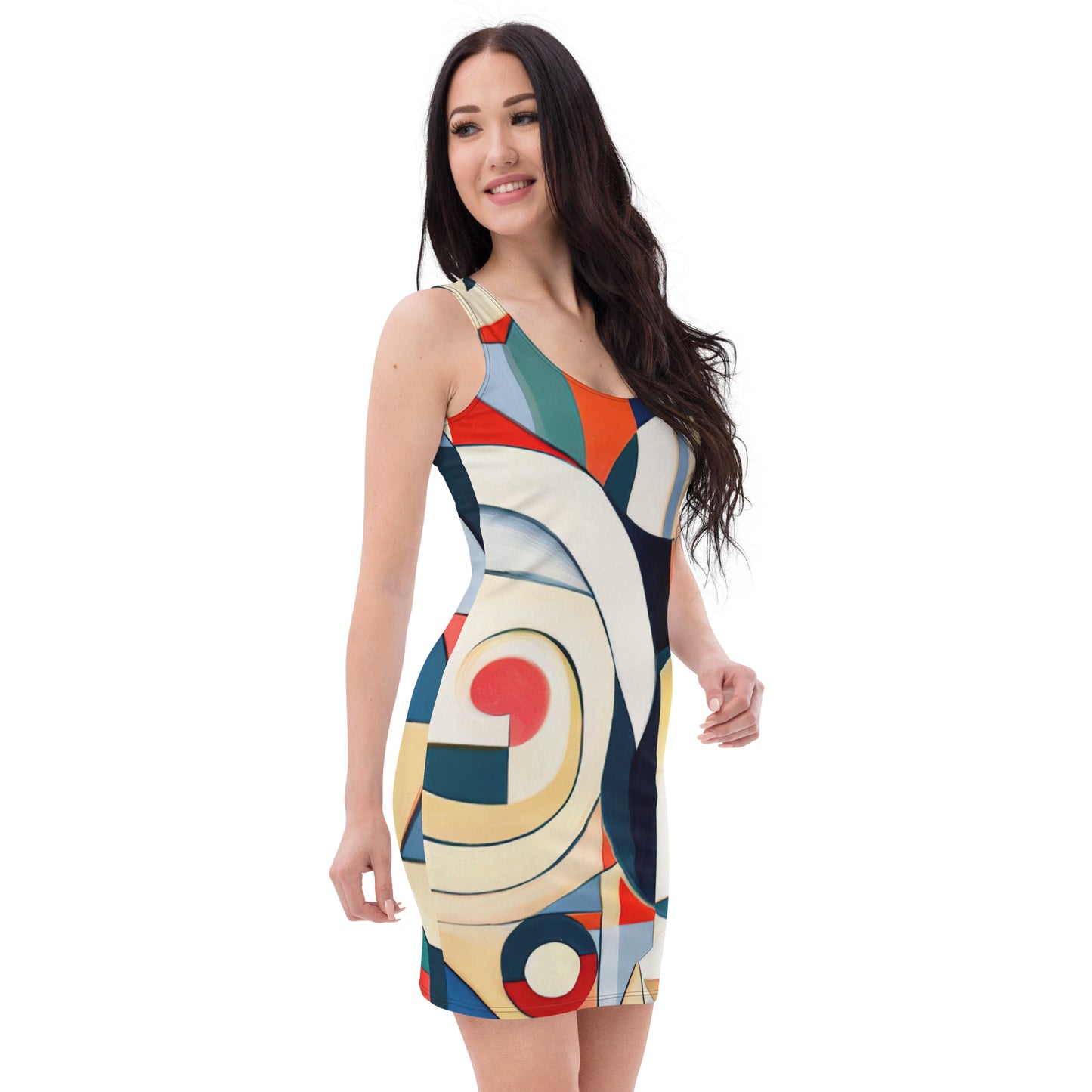 DMV 0144 Abstract Art Bodycon dress