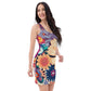 DMV 0137 Floral Bodycon dress