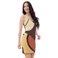 DMV 0296 Abstract Art Bodycon dress