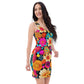 DMV 0259 Floral Bodycon dress