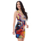 DMV 0308 Abstract Art Bodycon dress