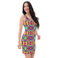 DMV 1357 Psy Artsy Bodycon dress