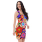 DMV 0309 Floral Bodycon dress