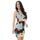 DMV 0152 Retro Art Bodycon dress