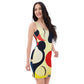 DMV 1356 Retro Art Bodycon dress