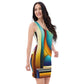 DMV 0151 Retro Art Bodycon dress