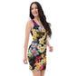DMV 1522 Floral Bodycon dress