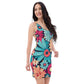 DMV 0293 Floral Bodycon dress