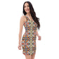 DMV 0157 Geo Boho Bodycon dress