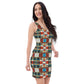 DMV 0410 Geo Boho Bodycon dress