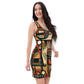 DMV 0505 Retro Art Bodycon dress