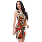 DMV 0522 Retro Art Bodycon dress