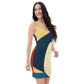 DMV 0421 Retro Art Bodycon dress