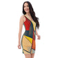 DMV 0433 Abstract Art Bodycon dress