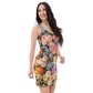 DMV 1427 Floral Bodycon dress