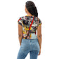 DMV 0272 Avant Garde All-Over Print Crop Tee