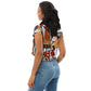 DMV 0522 Retro Art All-Over Print Crop Tee