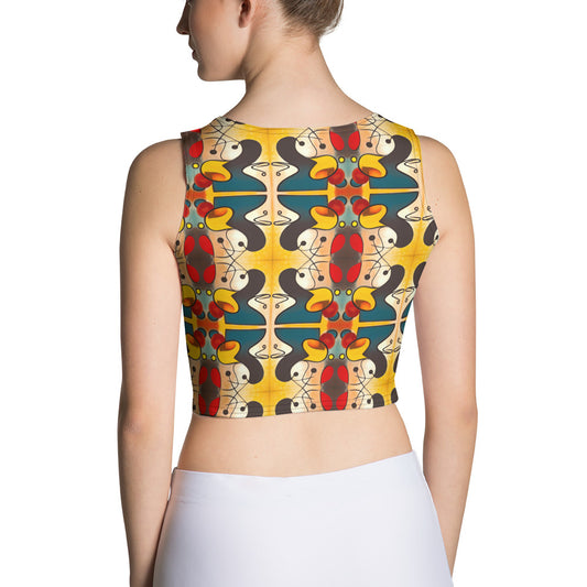 DMV 0281 Vintage Artsy Crop Top