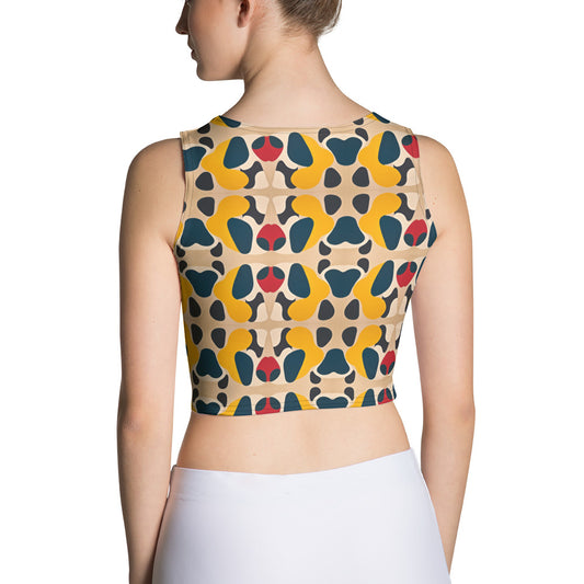 DMV 0236 Vintage Artsy Crop Top