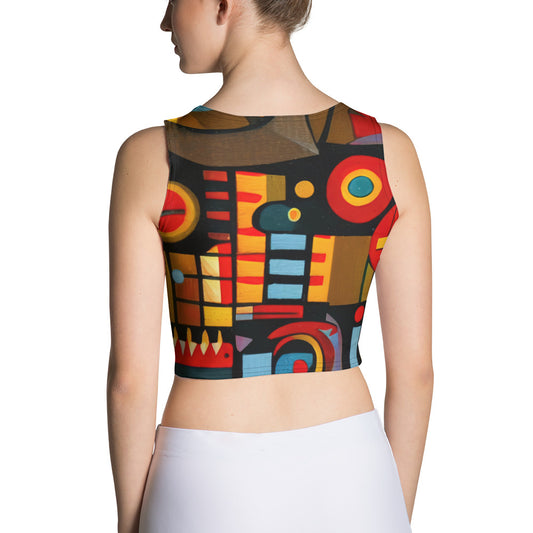 DMV 0233 Psy Art Crop Top