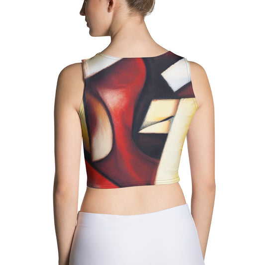 DMV 0067 Abstract Art Crop Top