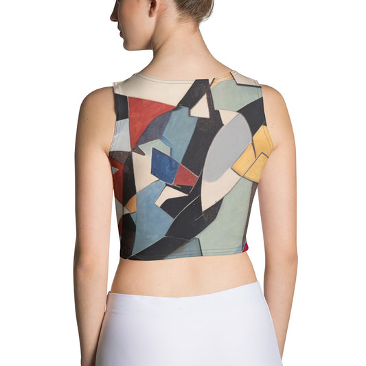 DMV 0047 Abstract Art Crop Top