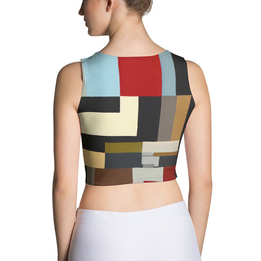 DMV 0008 Abstract Art Crop Top