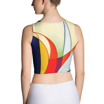 DMV 0024 Abstract Art Crop Top