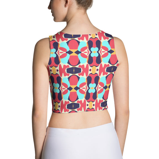 DMV 0030 Vintage Artsy Crop Top