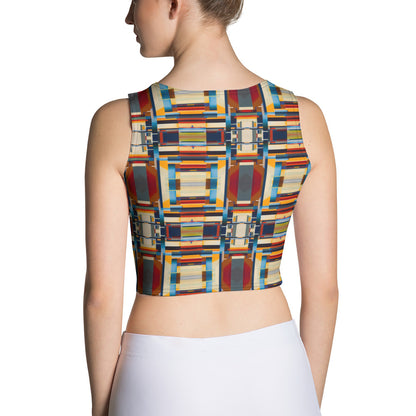 DMV 0244 Geo Boho Crop Top