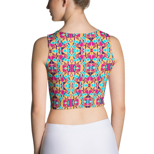 DMV 0010 Vintage Artsy Crop Top