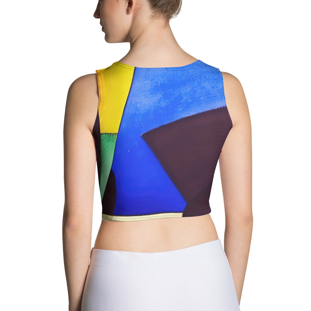 DMV 0255 Retro Art Crop Top