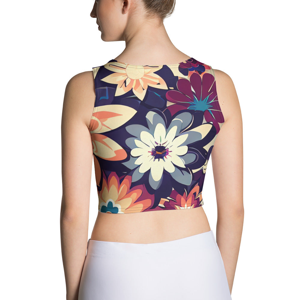 DMV 0253 Floral Crop Top