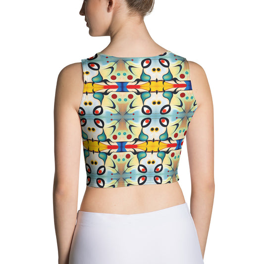 DMV 0102 Vintage Artsy Crop Top