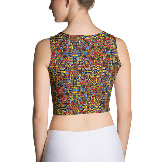 DMV 0108 Psy Artsy Crop Top