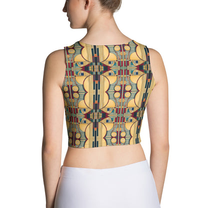 DMV 0224 Geo Boho Crop Top