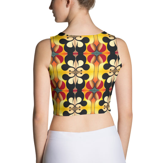 DMV 0215 Vintage Artsy Crop Top