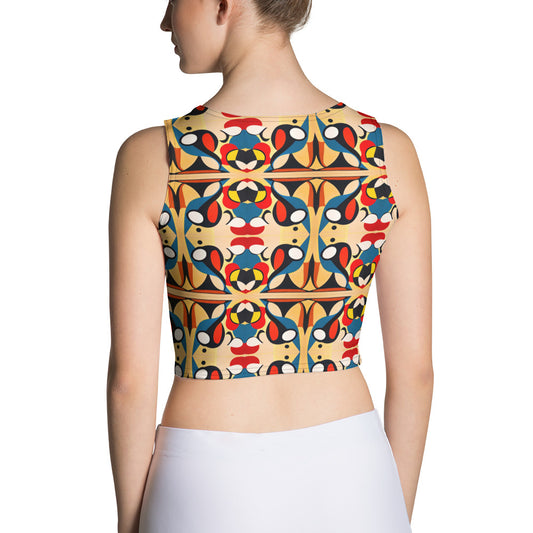 DMV 0148 Vintage Artsy Crop Top