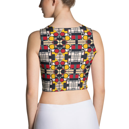 DMV 0142 Geo Boho Crop Top