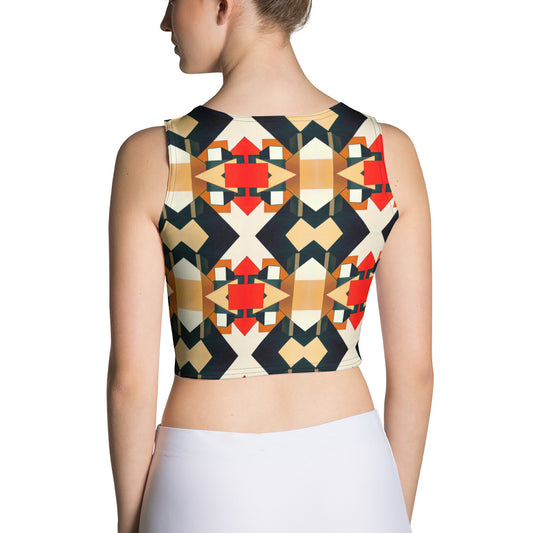 DMV 0138 Geo Boho Crop Top